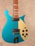 Rickenbacker 660/6 , Turquoise: Body - Front