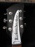 Oct 1986 Rickenbacker 350/6 Liverpool, Jetglo: Headstock