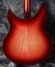 Dec 1997 Rickenbacker 335/6 , Fireglo: Body - Rear