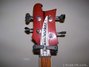 Rickenbacker 4001/4 , Burgundy: Headstock - Rear