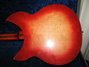 Aug 1967 Rickenbacker 345/6 S, Fireglo: Body - Rear