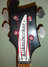 Jul 1976 Rickenbacker 4001/4 , Jetglo: Headstock