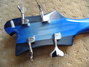 Rickenbacker 4004/4 Laredo, Blueburst: Headstock - Rear