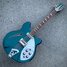 Rickenbacker 360/12 Mod, Turquoise: Full Instrument - Rear