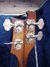 Rickenbacker 4001/4 Mod, Autumnglo: Headstock - Rear