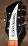 Jun 2009 Rickenbacker 350/6 V63, Jetglo: Headstock