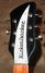 Rickenbacker 350/6 V63, Jetglo: Headstock