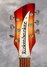 Rickenbacker 360/6 , Fireglo: Headstock