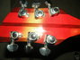 Rickenbacker 330/6 , Fireglo: Headstock - Rear