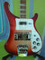 Rickenbacker 4003/4 , Fireglo: Body - Front