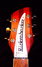 Rickenbacker 360/6 , Fireglo: Headstock