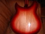 Mar 1998 Rickenbacker 330/6 , Fireglo: Body - Rear
