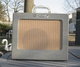 Dec 1957 Rickenbacker M-8/amp , Gray: Headstock