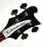 Rickenbacker 4003/4 , Jetglo: Headstock