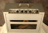 Rickenbacker B-9A/amp , Silver: Headstock - Rear