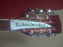 Rickenbacker 360/12 , Fireglo: Headstock
