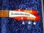 Rickenbacker 330/6 , Fireglo: Headstock