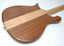 Aug 1998 Rickenbacker 650/6 Dakota, Natural Walnut: Body - Rear