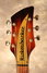 Rickenbacker 335/6 F, Two tone brown: Headstock
