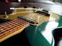 Rickenbacker 400/6 PW Refin, Cloverfield Green: Close up - Free