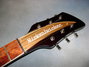 Rickenbacker 660/6 75th Ann, DCMetallic: Headstock