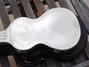 Dec 1936 Rickenbacker NS 100/6 LapSteel, Silver: Body - Rear