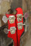 Rickenbacker 4001/4 , Burgundy: Headstock - Rear