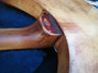 Rickenbacker 1997/6 RoMo, Fireglo: Neck - Rear