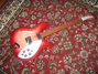 Rickenbacker 330/6 , Fireglo: Full Instrument - Front