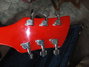 Apr 1990 Rickenbacker 330/6 , Ruby: Headstock - Rear