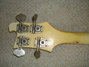 Rickenbacker 4001/4 BT, White: Headstock - Rear