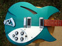 Rickenbacker 330/6 , Turquoise: Body - Front