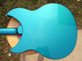 Rickenbacker 330/6 , Turquoise: Body - Rear