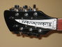 Nov 1996 Rickenbacker 360/12 WB, Jetglo: Headstock