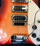 Oct 1997 Rickenbacker 325/6 V63, Fireglo: Close up - Free
