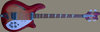Rickenbacker 4005/4 , Fireglo: Full Instrument - Front