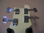 Rickenbacker 4001/4 BT, White: Headstock - Rear
