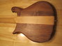 Jan 1995 Rickenbacker 650/6 Dakota, Natural Walnut: Body - Rear