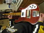 Rickenbacker 4001/4 , Burgundy: Full Instrument - Front