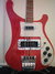 Rickenbacker 4001/4 Refin, Trans Red: Body - Front