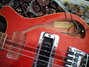 Rickenbacker 4001/4 Refin, Trans Red: Full Instrument - Rear