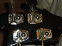 Rickenbacker 4003/4 Mod, Jetglo: Headstock - Rear