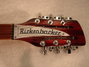 Jun 2007 Rickenbacker 370/12 , Amber Fireglo: Headstock
