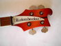 Rickenbacker 4001/4 , Fireglo: Headstock