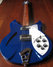Rickenbacker 330/6 , Midnightblue: Full Instrument - Front