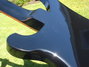 Rickenbacker 4001/4 V63, Jetglo: Neck - Rear