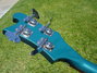 Rickenbacker 4001/4 V63, Turquoise: Headstock - Rear