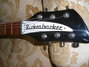 Rickenbacker 330/6 , Jetglo: Headstock