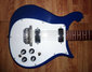 Rickenbacker 450/6 , Azureglo: Body - Front