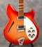 Rickenbacker 360/6 Bound Hdstk Slant Fret, Fireglo: Body - Front